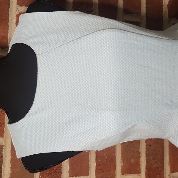 ark&co blue peplum dress, size medium - Picture 2 of 9